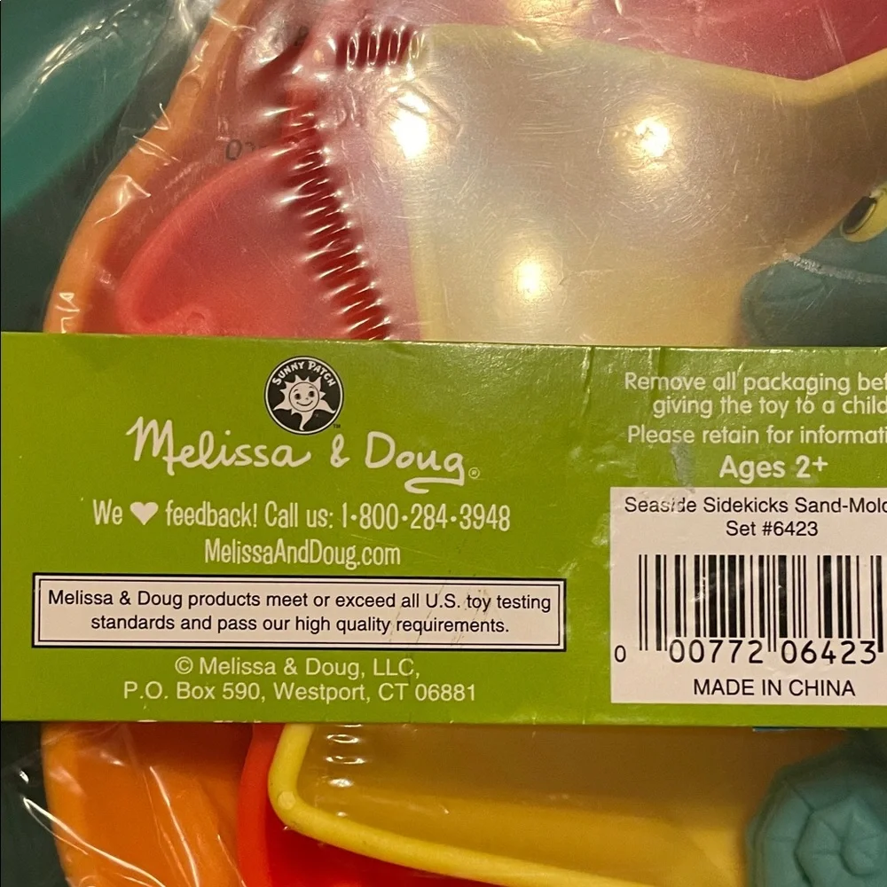 Melissa & Doug Sunny Patch Seaside Sidekicks Sand-Molding Set NWT